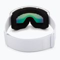 Kinderskibrille UVEX Pwdr FM white matt/mirror rainbow/green/clear 3