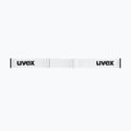 Skibrille UVEX Gravity FM white matt/mirror silver/green/clear 4