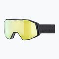 Skibrille UVEX Gravity FM black matt/mirror yellow/orange/clear