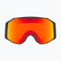 Skibrille UVEX Gravity FM black matt/mirror red/orange/clear 2