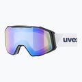 Skibrille UVEX Gravity FM S2 black matt/mirror blue