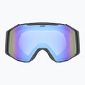 Skibrille UVEX Gravity FM S2 black matt/mirror blue 2