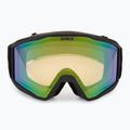 Skibrille Uvex Blast V black matt/vario green mirror 2