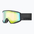 Skibrille Uvex Blast V black matt/vario green mirror 5