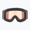 Skibrille Uvex Blast V black matt/vario green mirror 7