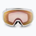 Skibrille UVEX Victorious S V white matt/vario rose mirror 2