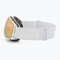 Skibrille UVEX Victorious S V white matt/vario rose mirror 4