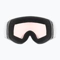 Skibrille UVEX Victorious S V white matt/vario rose mirror 3