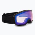 Skibrille UVEX Victorious S V black matt/vario blue mirror