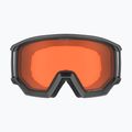 Skibrille UVEX Athletic LGL black matt/orange/clear 2