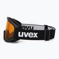 Skibrille UVEX Athletic LGL black matt/yellow/clear 4