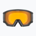 Skibrille UVEX Athletic LGL black matt/yellow/clear 2