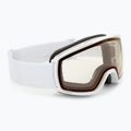 Skibrille UVEX Victorious S Pro V white matt/vario red mirror