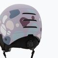 Kinder-Skihelm UVEX Rocket Visor Jr cool lavender abstract matt/mirror silver/laser gold 8