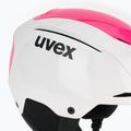 Skihelm UVEX Resolution SL white/pink 7