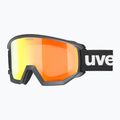 Skibrille UVEX Athletic CV black/mirror red