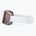 Skibrille Uvex Lace Attract FM white matt/mirror silver 5