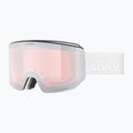 Skibrille Uvex Lace Attract FM white matt/mirror silver 7
