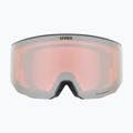 Skibrille Uvex Lace Attract FM white matt/mirror silver 8