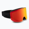 Skibrille Uvex Lace Attract FM black matt/mirror red 2