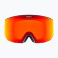 Skibrille Uvex Lace Attract FM black matt/mirror red 8