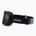 Skibrille Uvex Lace Attract FM black matt/mirror blue 4