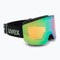 Skibrille Uvex Lace Attract FM black matt/mirror opal 2