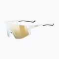 Sonnenbrille Uvex Skyryse white matt/mirror gold