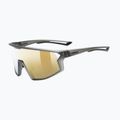 Sonnenbrille UVEX Skyryse smoke matt/mirror gold