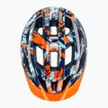 Fahrradhelm Kinder UVEX Air Wing 2 papaya/bubble blue 4