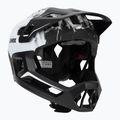 Kinder-Fahrradhelm UVEX React Fullface Jr black/white matt