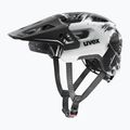 Kinder-Fahrradhelm UVEX React Fullface Jr black/white matt 2