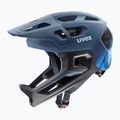 Kinder-Fahrradhelm UVEX React Fullface Jr dusk blue matt