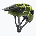 Kinder-Fahrradhelm UVEX React Fullface Jr dark olive matt 2
