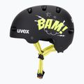 Kinderhelm UVEX Kid 4 Style bam black/lime matt 3
