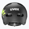 Kinderhelm UVEX Kid 4 Style bam black/lime matt 3