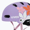 Kinderhelm UVEX Kid 4 Style flower lilac matte 7