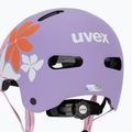 Kinderhelm UVEX Kid 4 Style flower lilac matte 8
