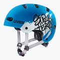 Kinderhelm UVEX Kid 4 Style super hero blue matt