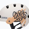 Kinderhelm UVEX Kid 4 Style super hero warm grey matt 7