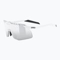 Sonnenbrille UVEX Pace Stage Small white matt/mirror silver