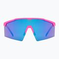 Sonnenbrille UVEX Flowline pink matt/mirror blue 3
