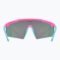 Sonnenbrille UVEX Flowline pink matt/mirror blue 4