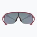Sonnenbrille UVEX Ramp burgundy matt/mirror rose 4