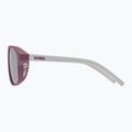 Kinder-Sonnenbrille UVEX Cosmic Jr cranberry/grey matt/mirror silver 5