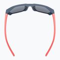 Kinder-Sonnenbrille UVEX Cosmic Jr blue red matt/mirror purple 4