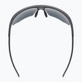 Sonnenbrille UVEX Aerios black matt/smoke 5