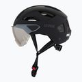 Fahrradhelm UVEX Stride Visor black matt/lite mirror silver 3