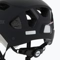 Fahrradhelm UVEX Stride Visor black matt/lite mirror silver 7