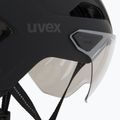 Fahrradhelm UVEX Stride Visor black matt/lite mirror silver 8